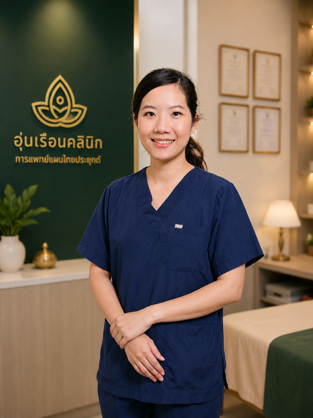 พท.ป. ศิรินทร์ทิพย์ สุรบูรณ์กุล แพทย์แผนไทยประยุกต์ อุ่นเรือนคลินิก